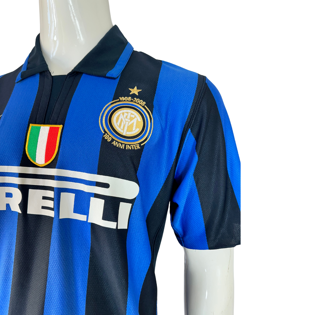 Nike Inter Milan striped football jersey - M