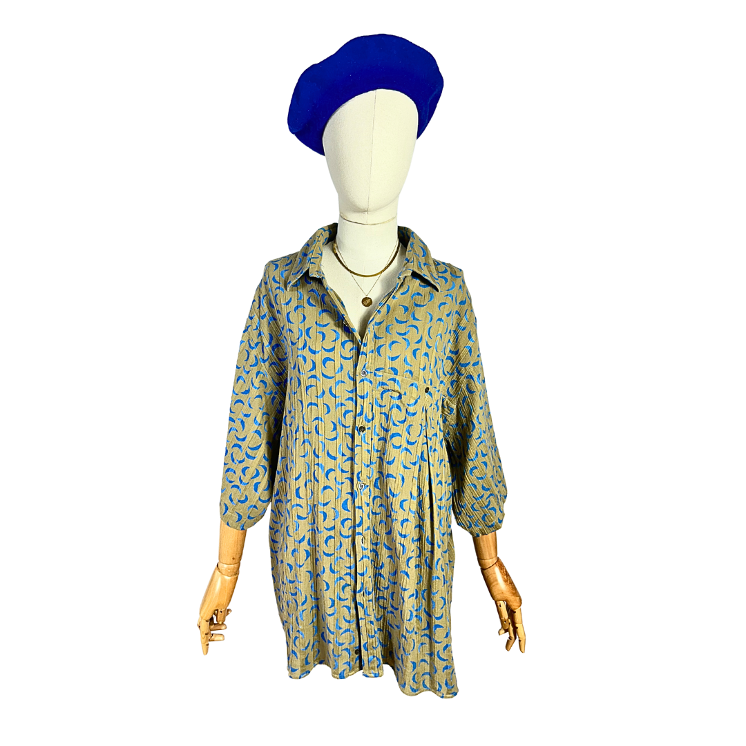 YSL Yves Saint Laurent printed shirt - M/L