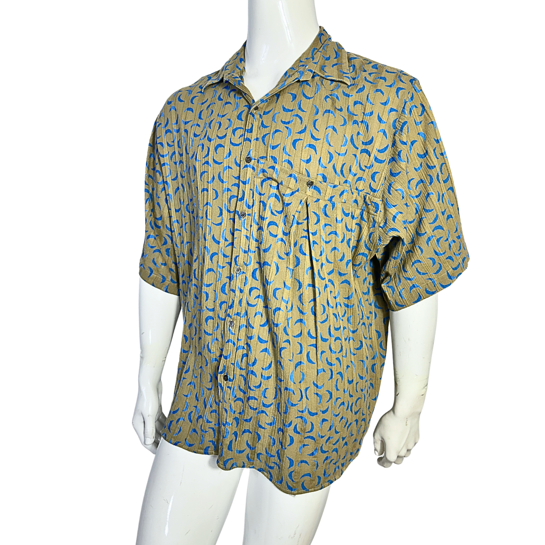 YSL Yves Saint Laurent printed shirt - M/L