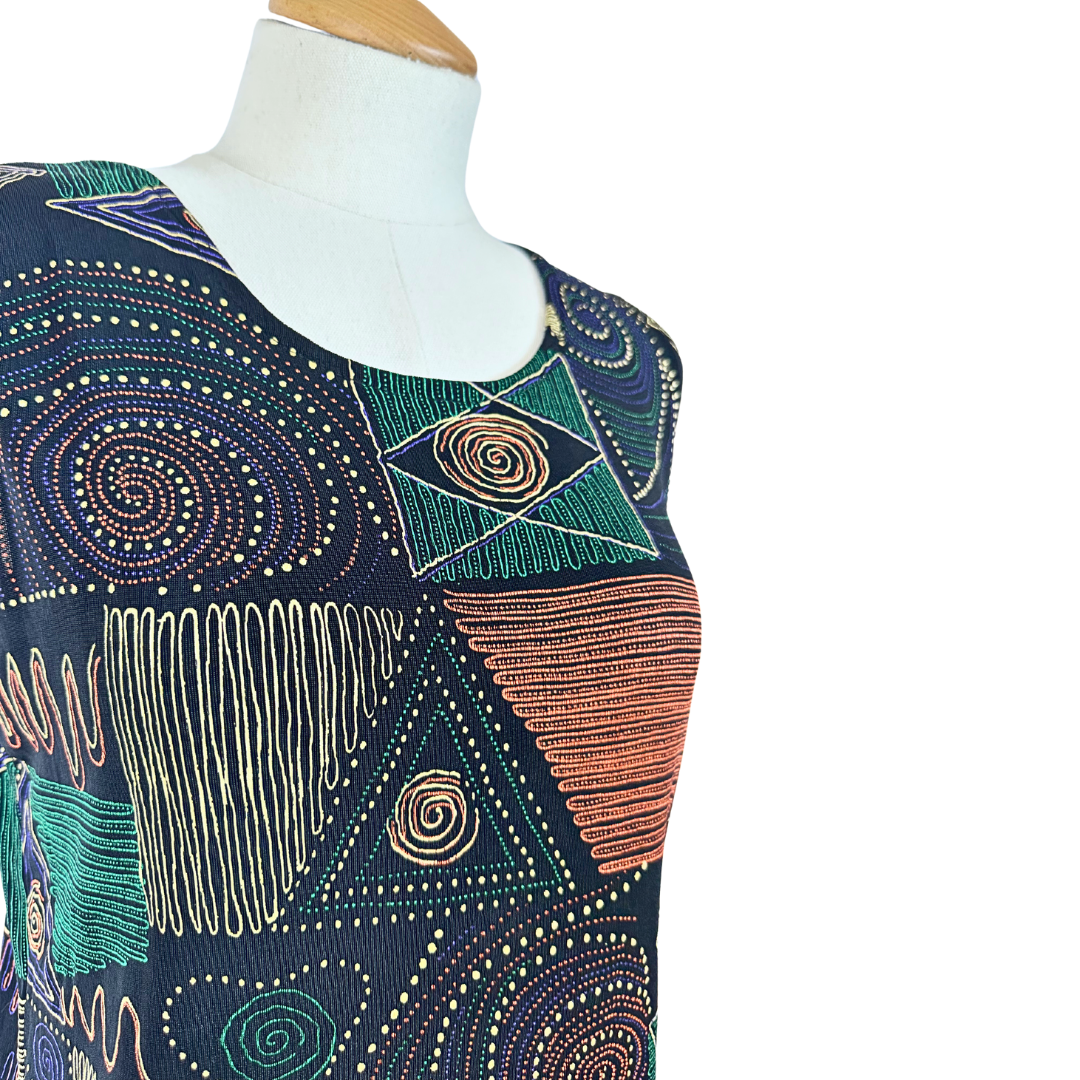 Vintage geometric top - M