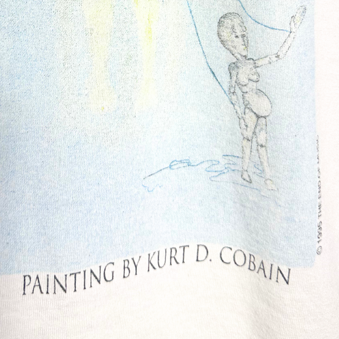 Rare Kurt Cobain memorial painting tshirt - XL