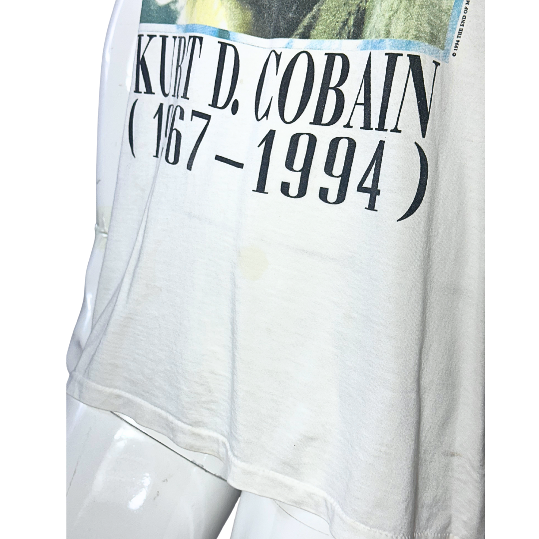 Rare Kurt Cobain memorial painting tshirt - XL