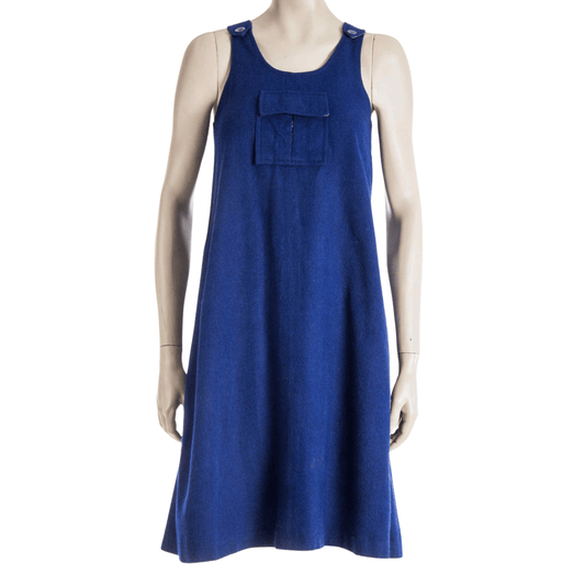 60s Miss Mod pinafore dress - S