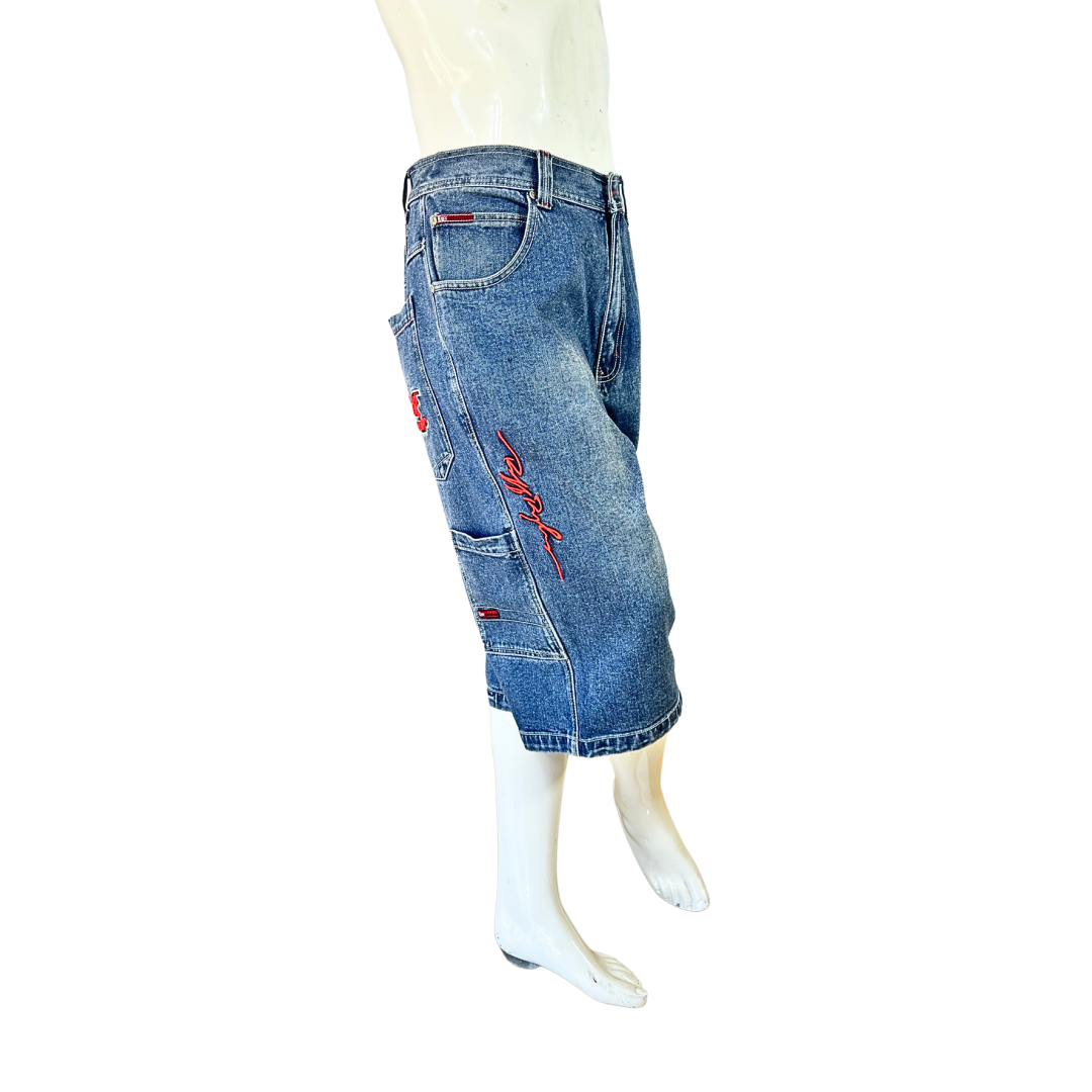 Y2K Ruff Skateboarder Collection denim shorts - L/XL