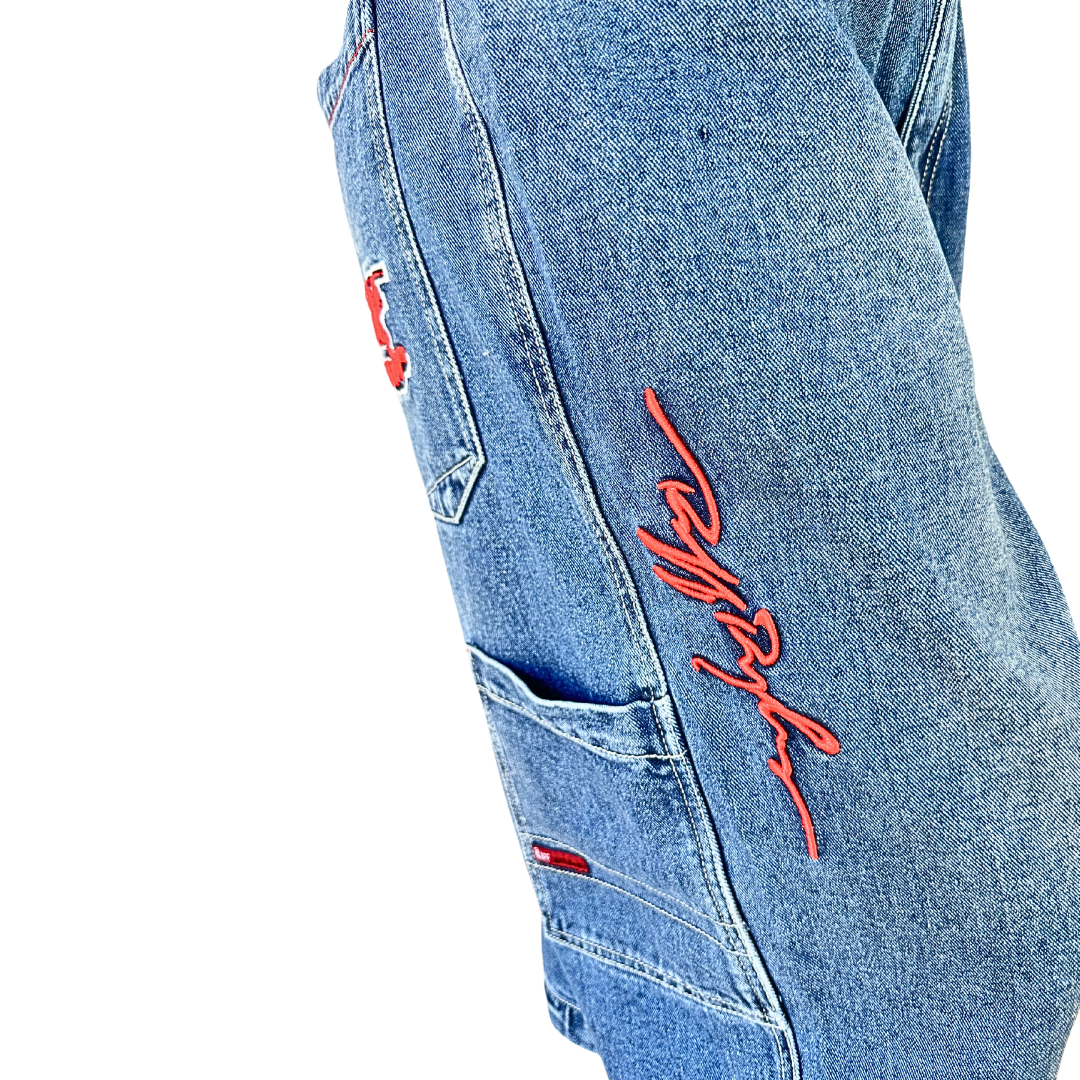 Y2K Ruff Skateboarder Collection denim shorts - L/XL