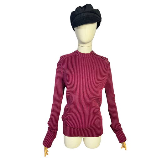 Todd Smith ribbed knitted top - M