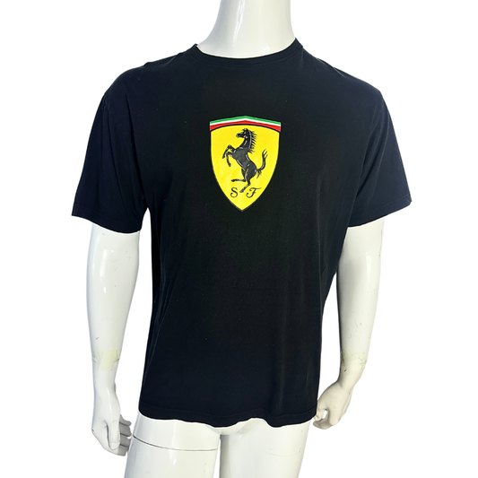 Black Ferrari tshirt - L