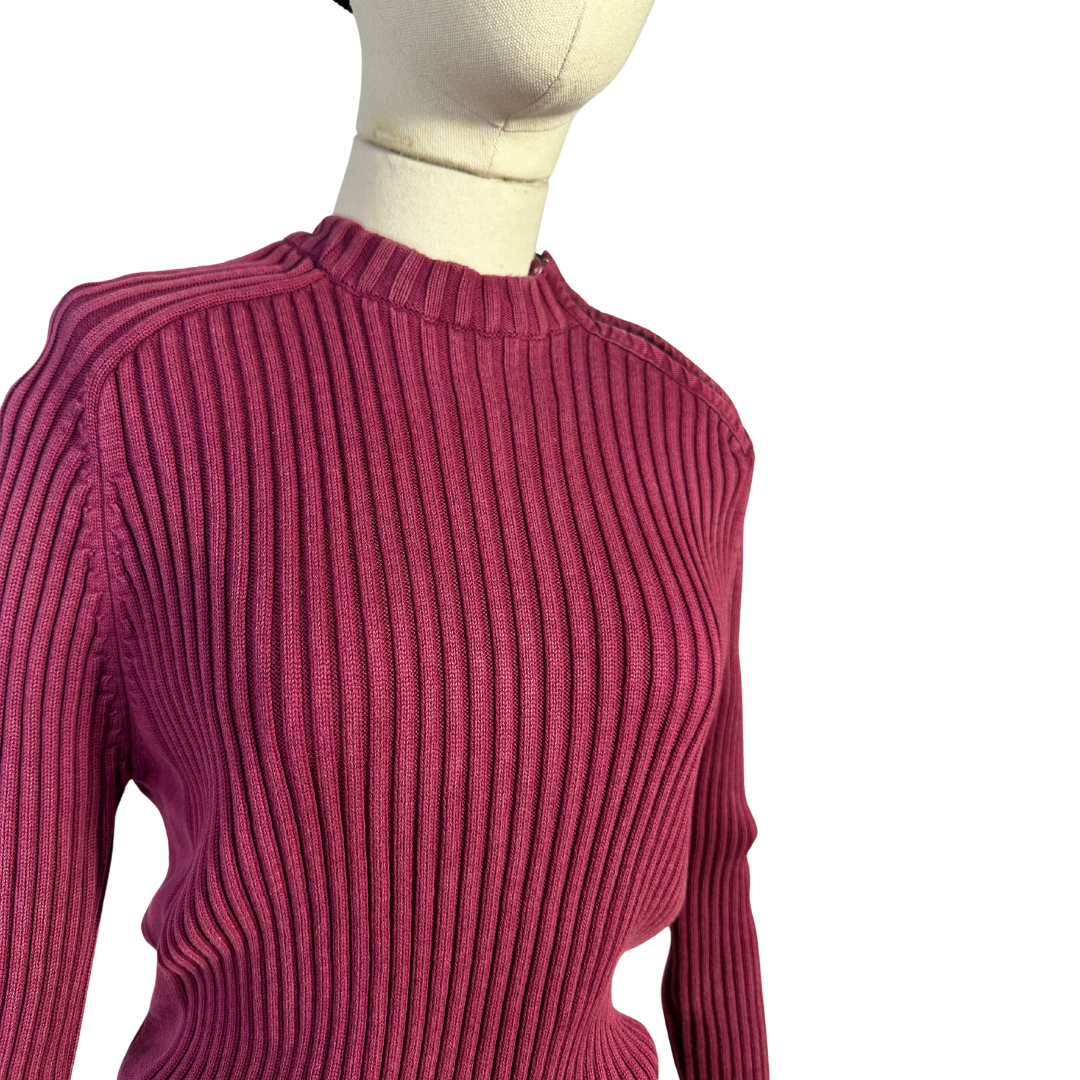 Todd Smith ribbed knitted top - M