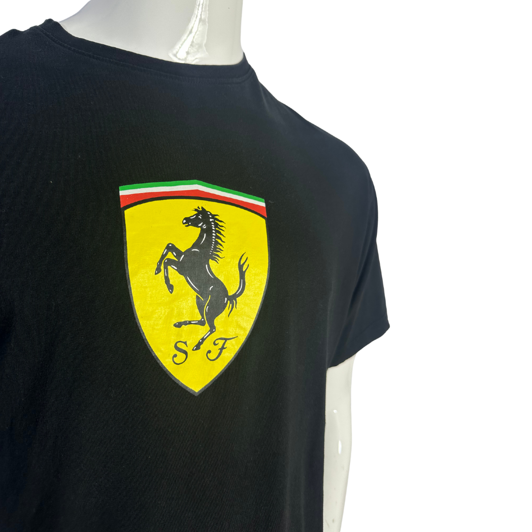 Black Ferrari tshirt - L