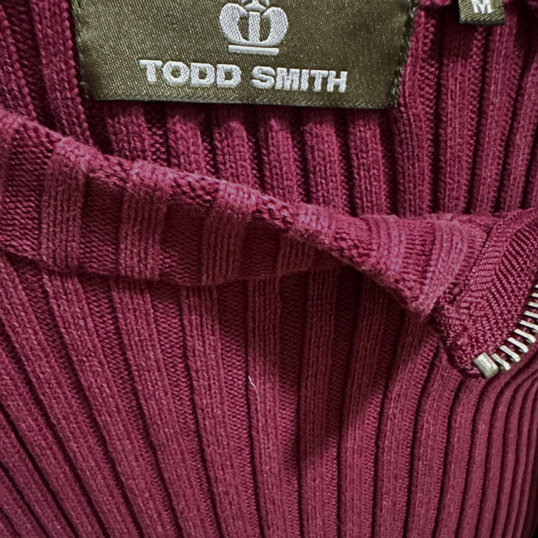 Todd Smith ribbed knitted top - M