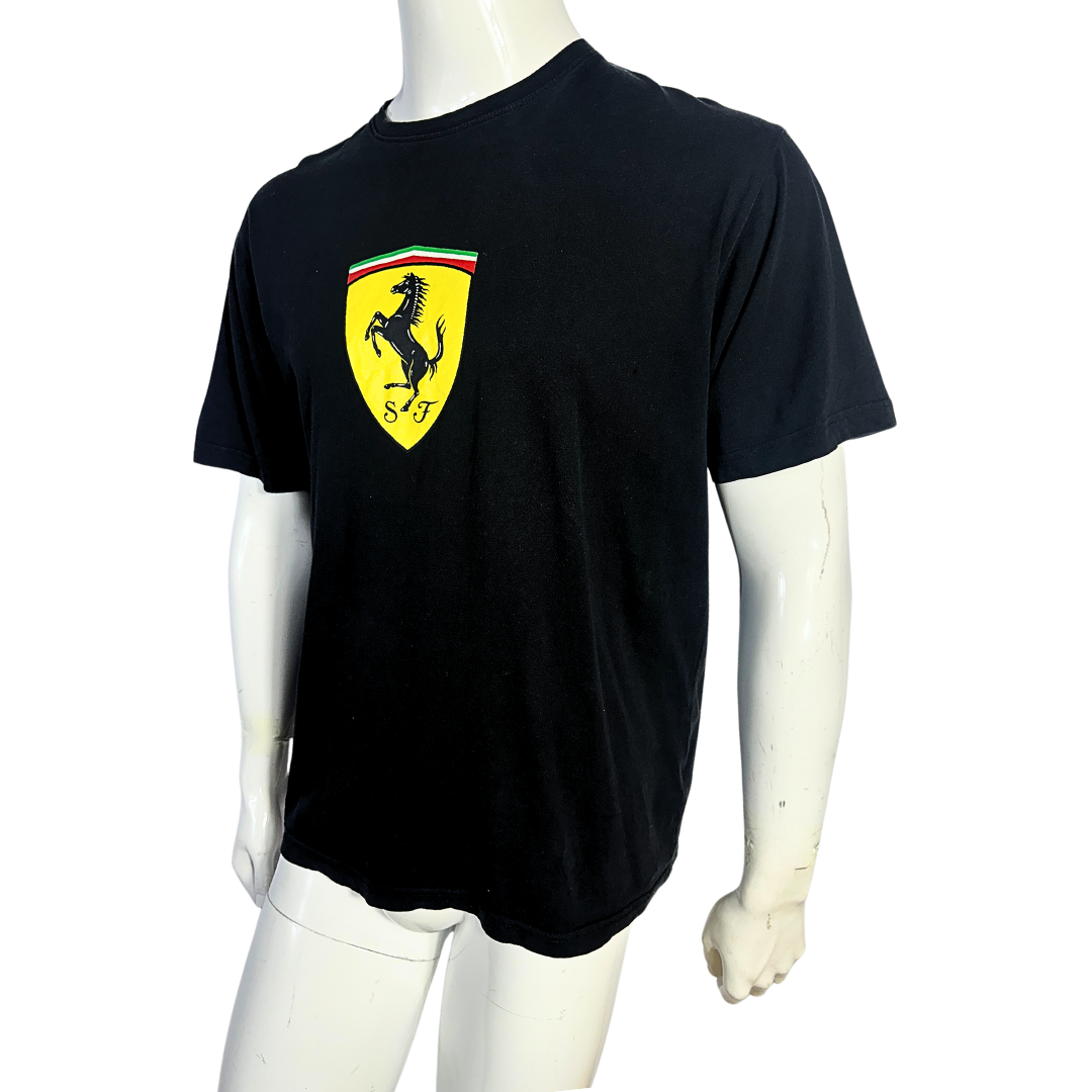 Black Ferrari tshirt - L