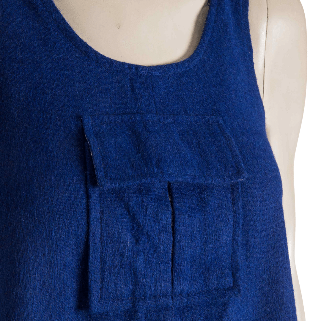 Front Pocket Mini Dress | 60s Pinafore Dress | vintageandthecity