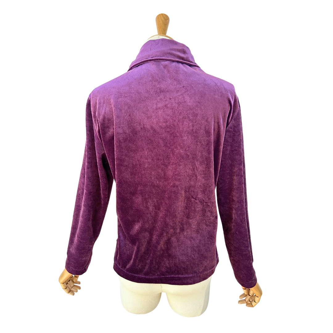 Velvet longsleeve shirt - S/M