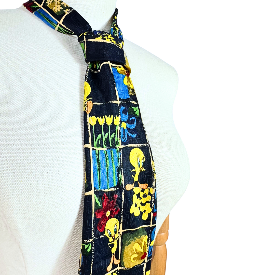 90s Looney Tunes Tweety Bird necktie