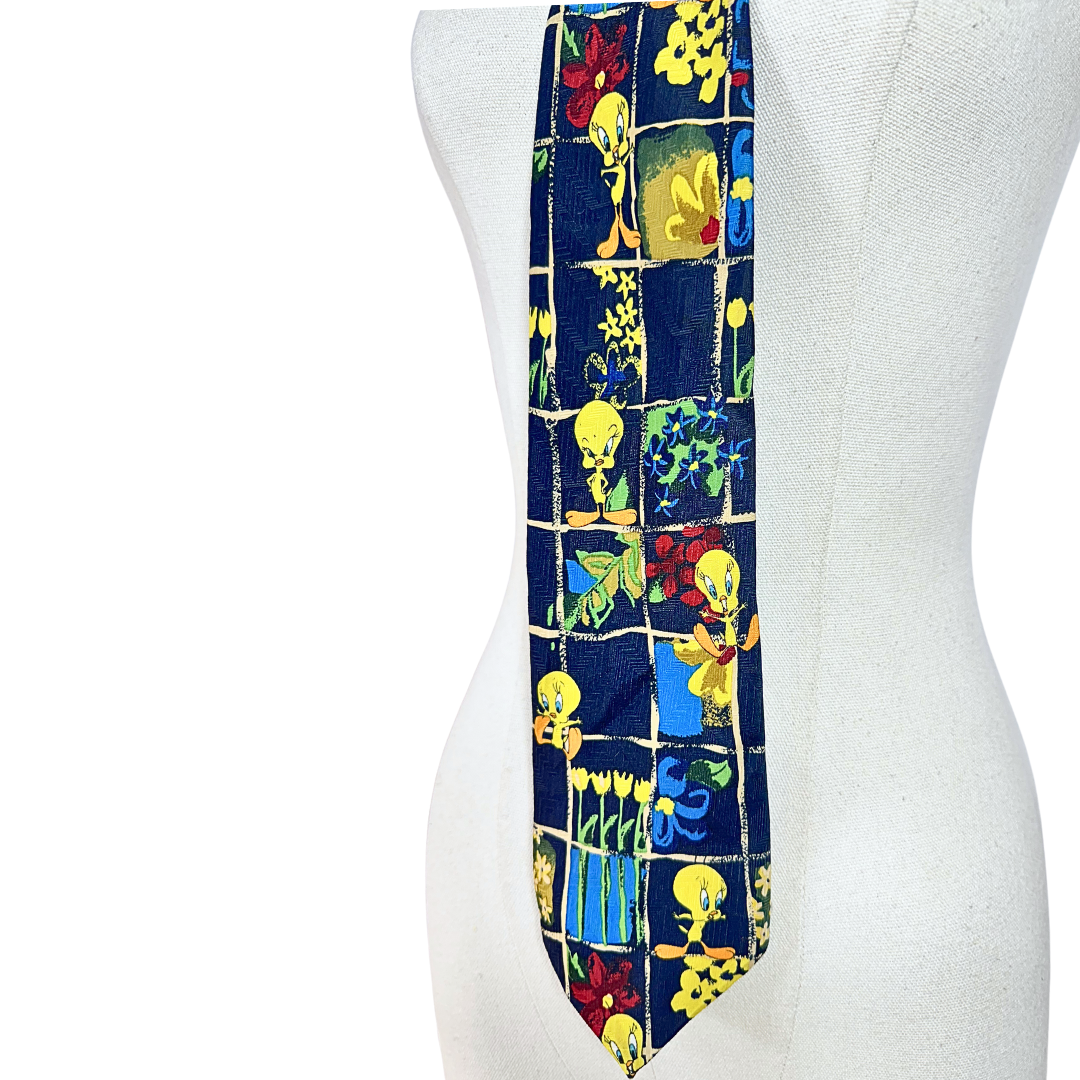 90s Looney Tunes Tweety Bird necktie