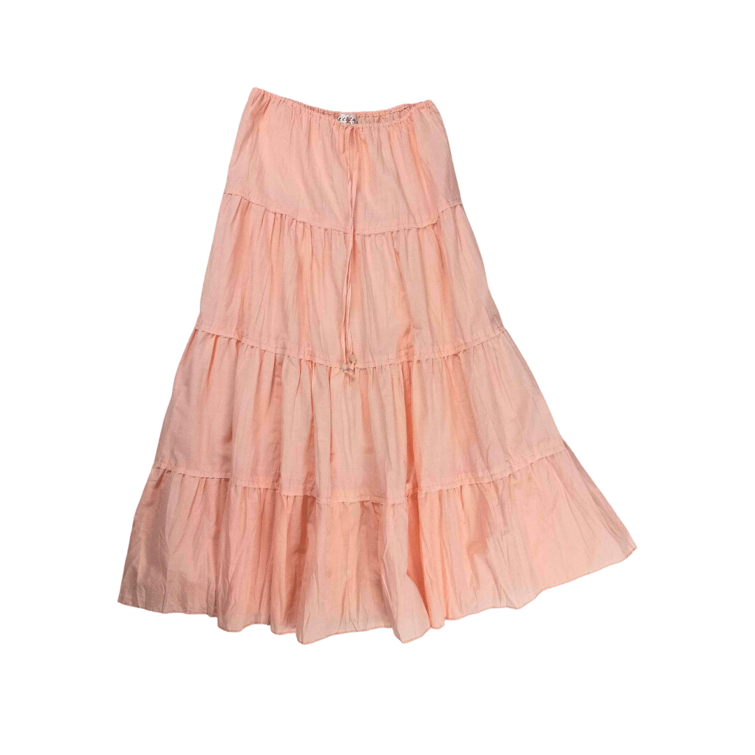 Elasticated tiered boho skirt - M