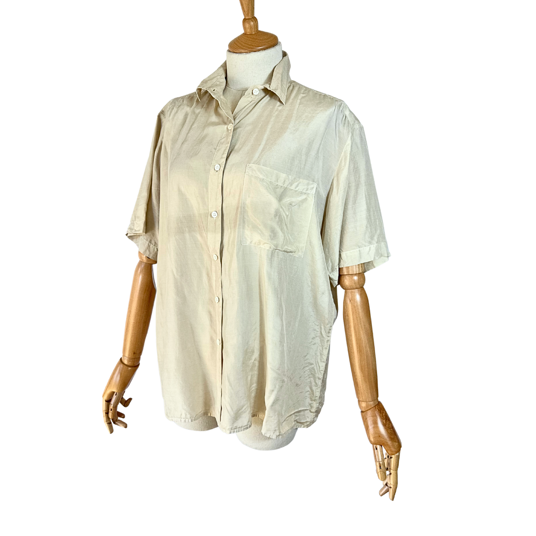 Vintage silk shirt - M