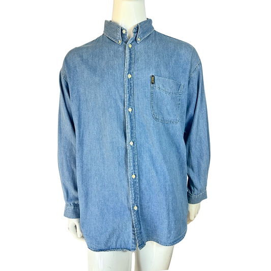 90s denim shirt - M/L