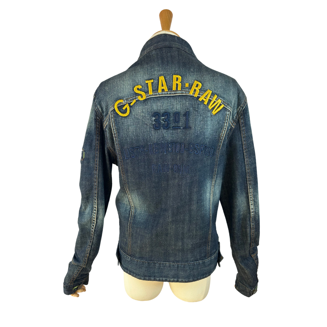 G Star denim biker jacket - S/M (Free Delivery)