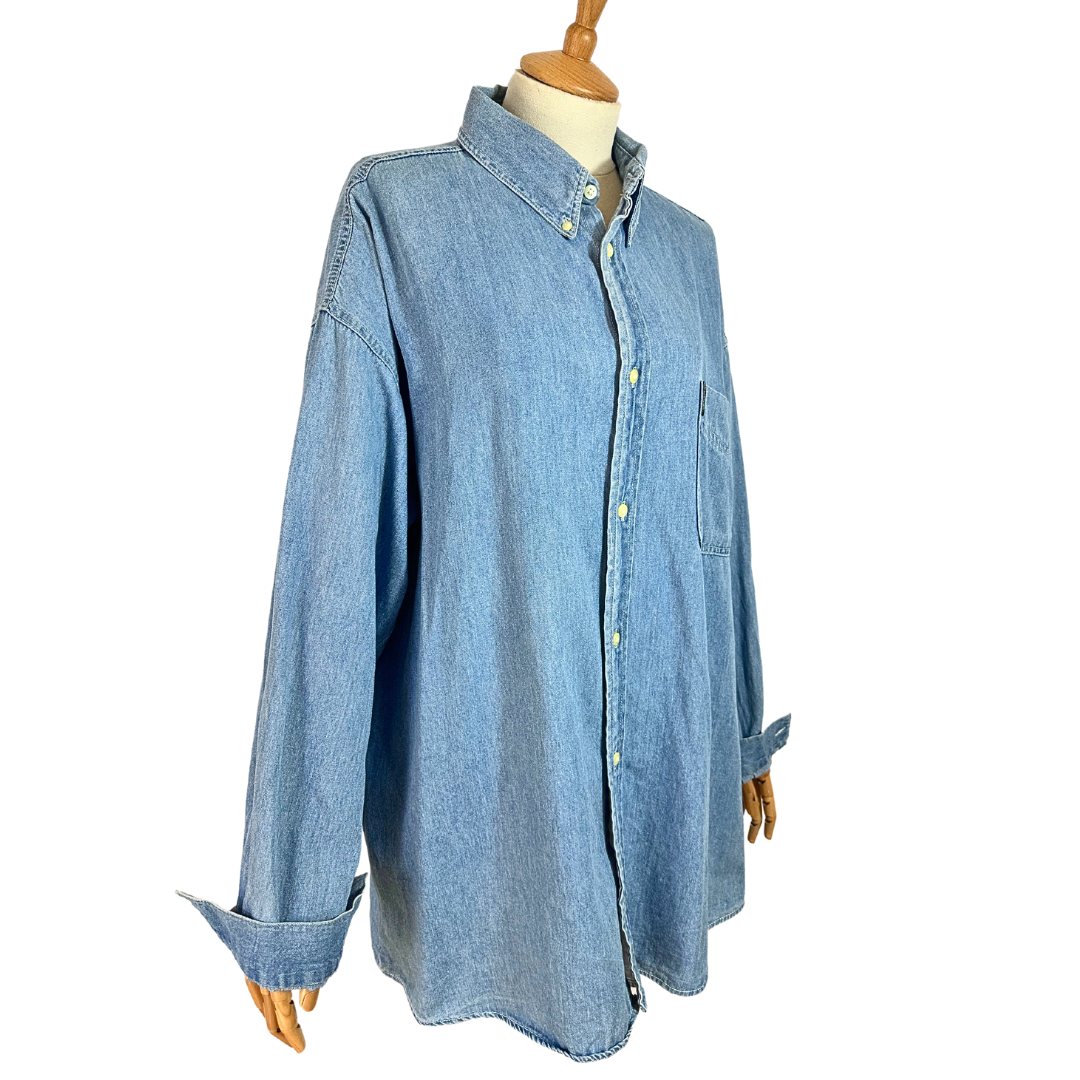 90s denim shirt - M/L