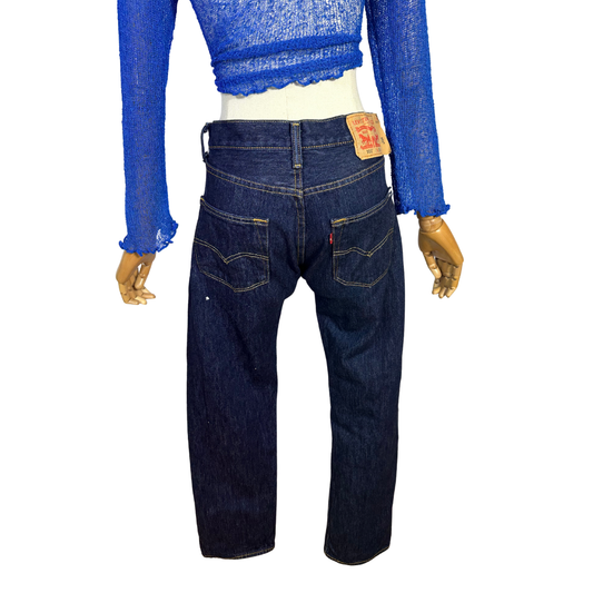 Levis 501 button fly denim jeans - S