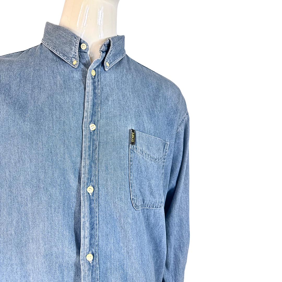 90s denim shirt - M/L