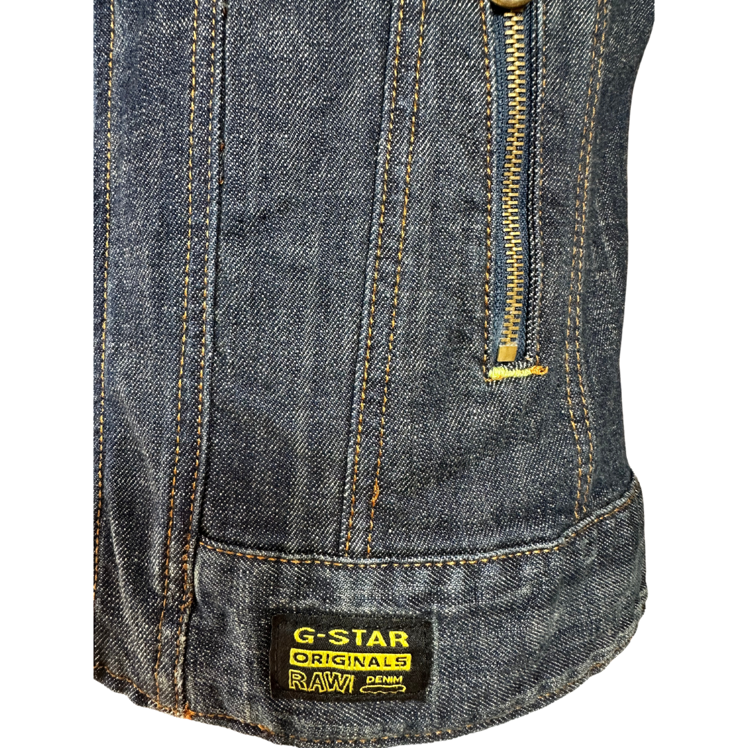 G Star denim biker jacket - S/M (Free Delivery)