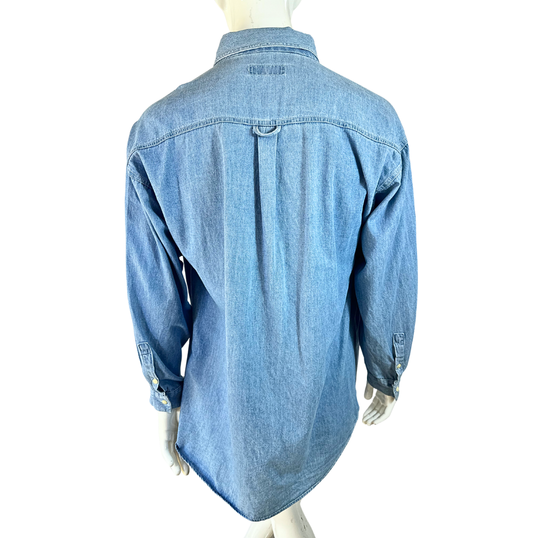 90s denim shirt - M/L