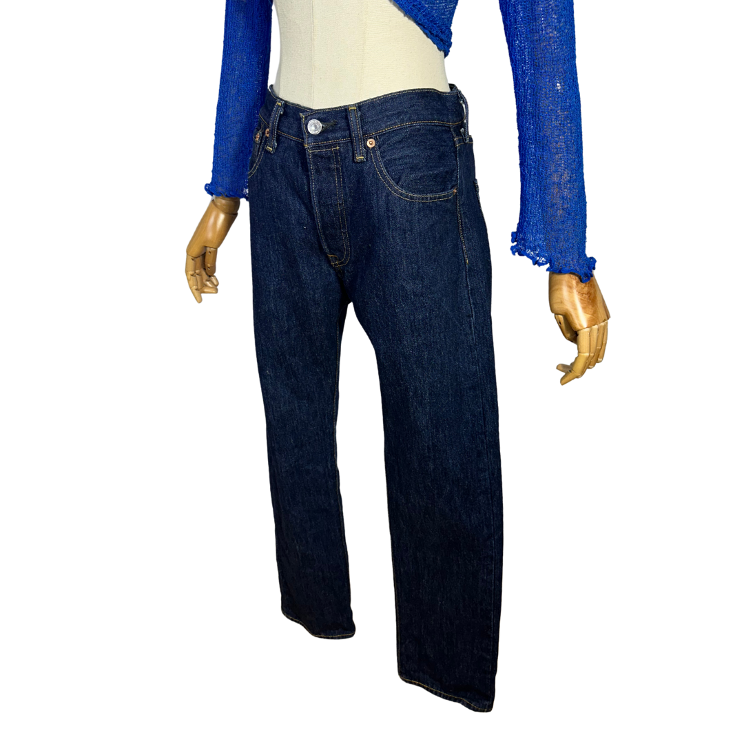 Levis 501 button fly denim jeans - S