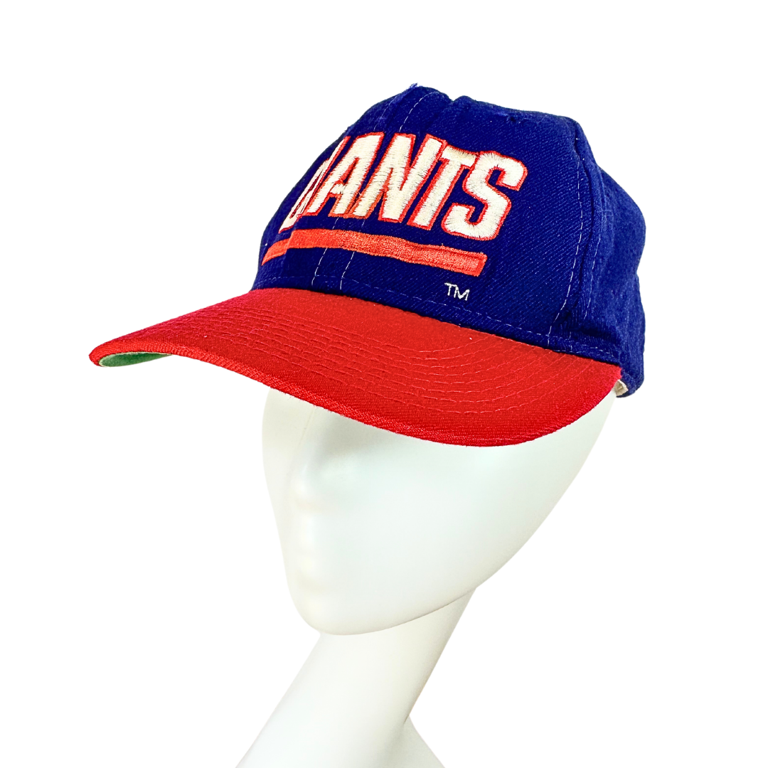 90s NFL Giants embroidered peak cap - XS