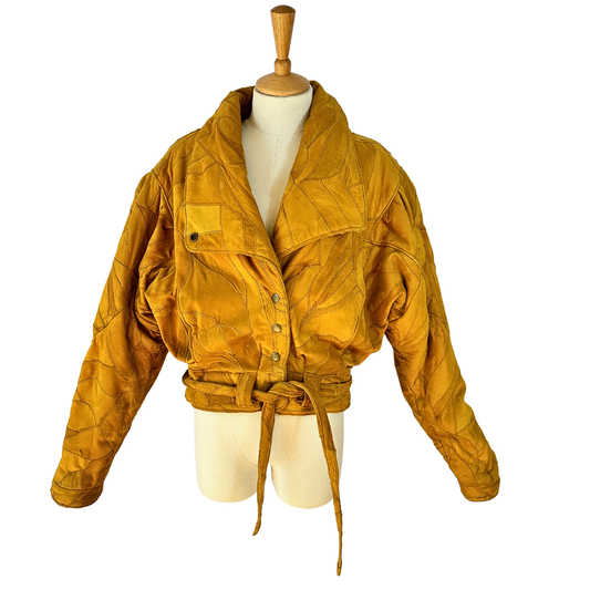 Vintage batwing leather jacket - L (Free Delivery)