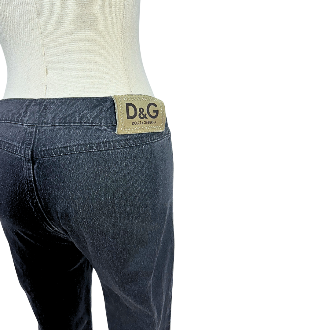 Dolce and Gabbana Y2K low rise jeans - XS/S