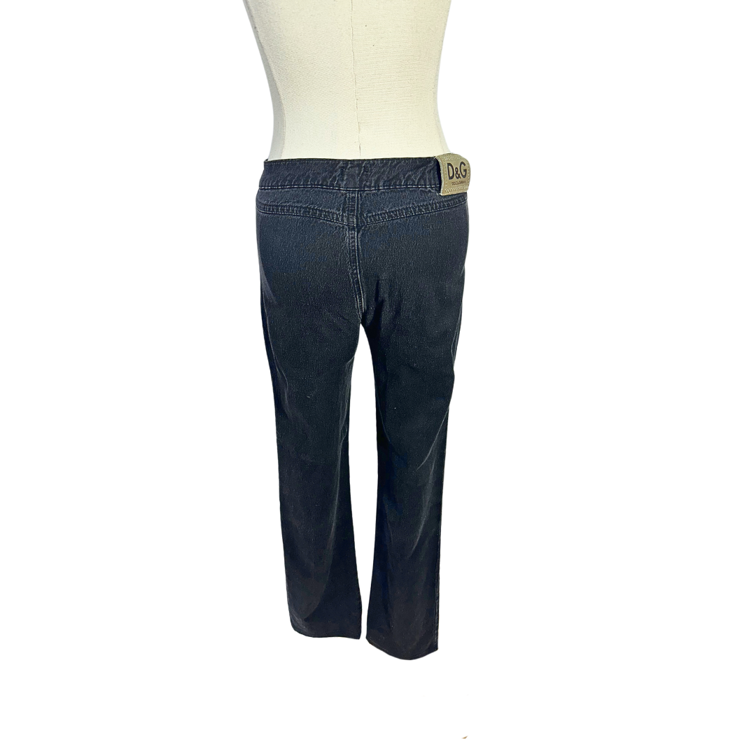 Dolce and Gabbana Y2K low rise jeans - XS/S