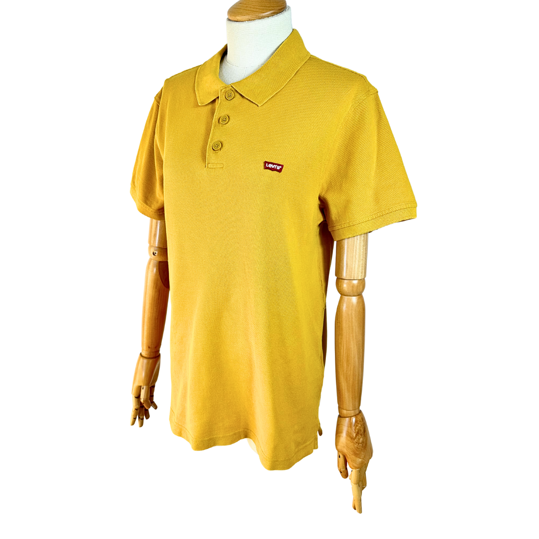 Yellow Levis polo shirt - M