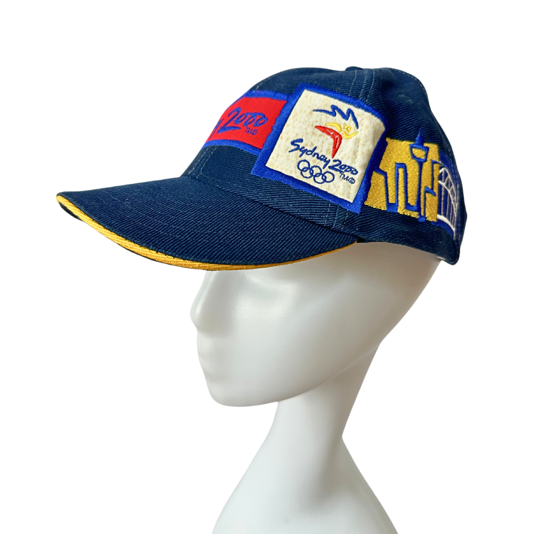 Sydney 2000 Olympics embroidered peak cap - OS