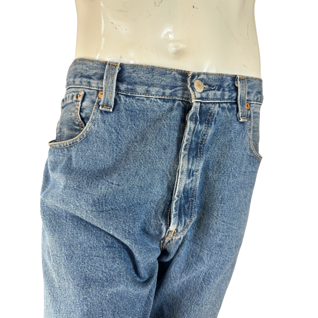 Blue Levis 501 button fly jeans - XL