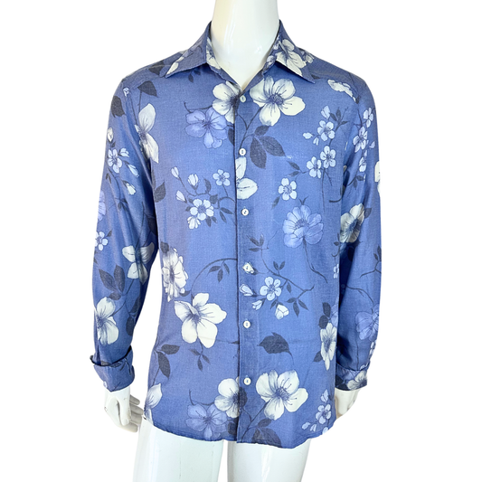 Kangol floral motif shirt - L