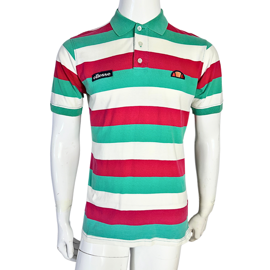 Ellesse striped polo shirt - M