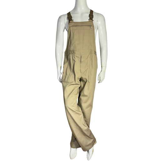Vintage khaki utility workwear dungaree - XL