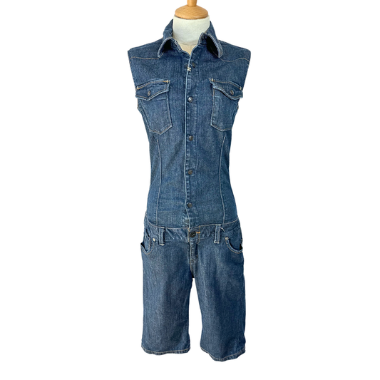 Gstar Raw denim short overall - S