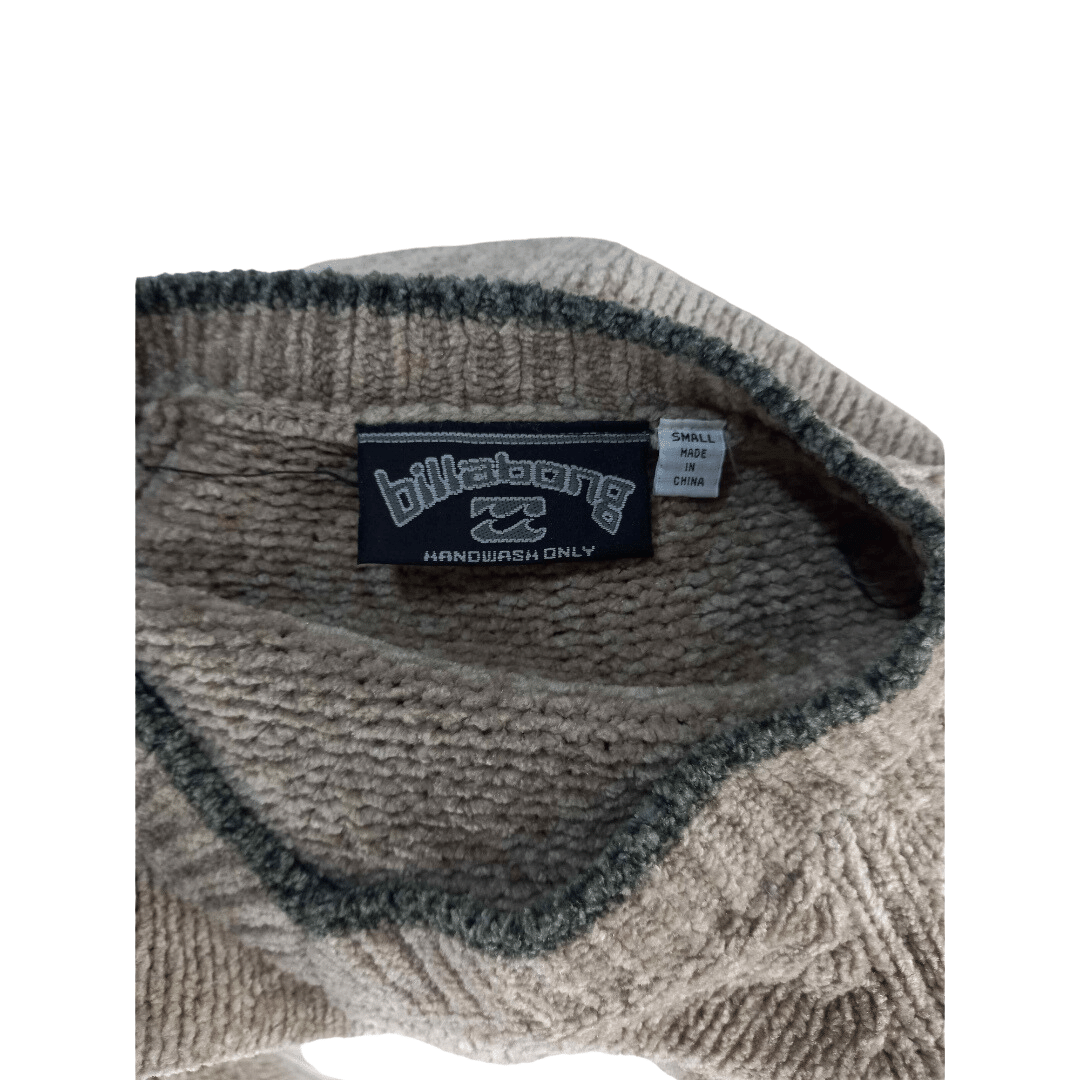 Billabong v-neck knitted jersey - S