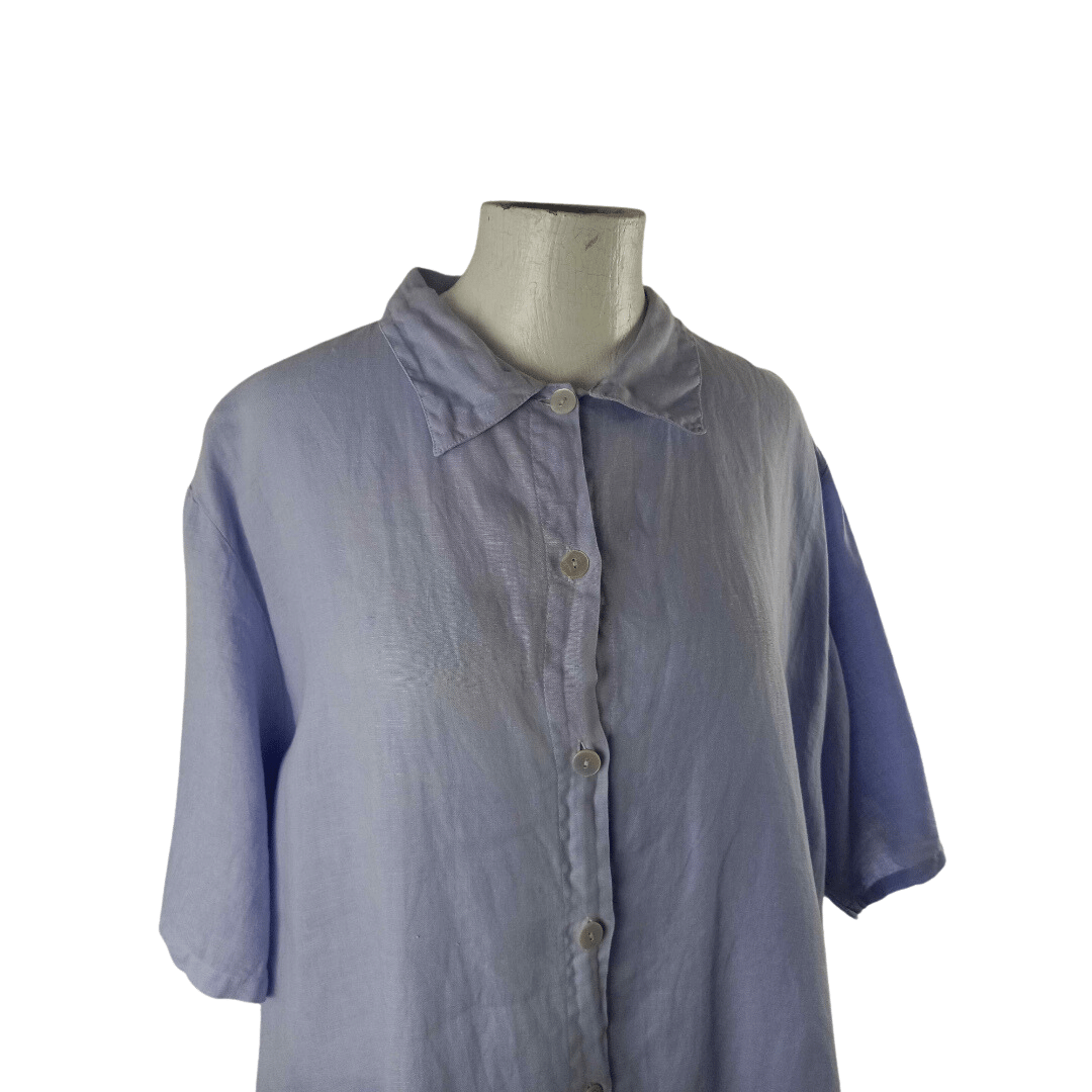 Shortsleeve linen shirt - L
