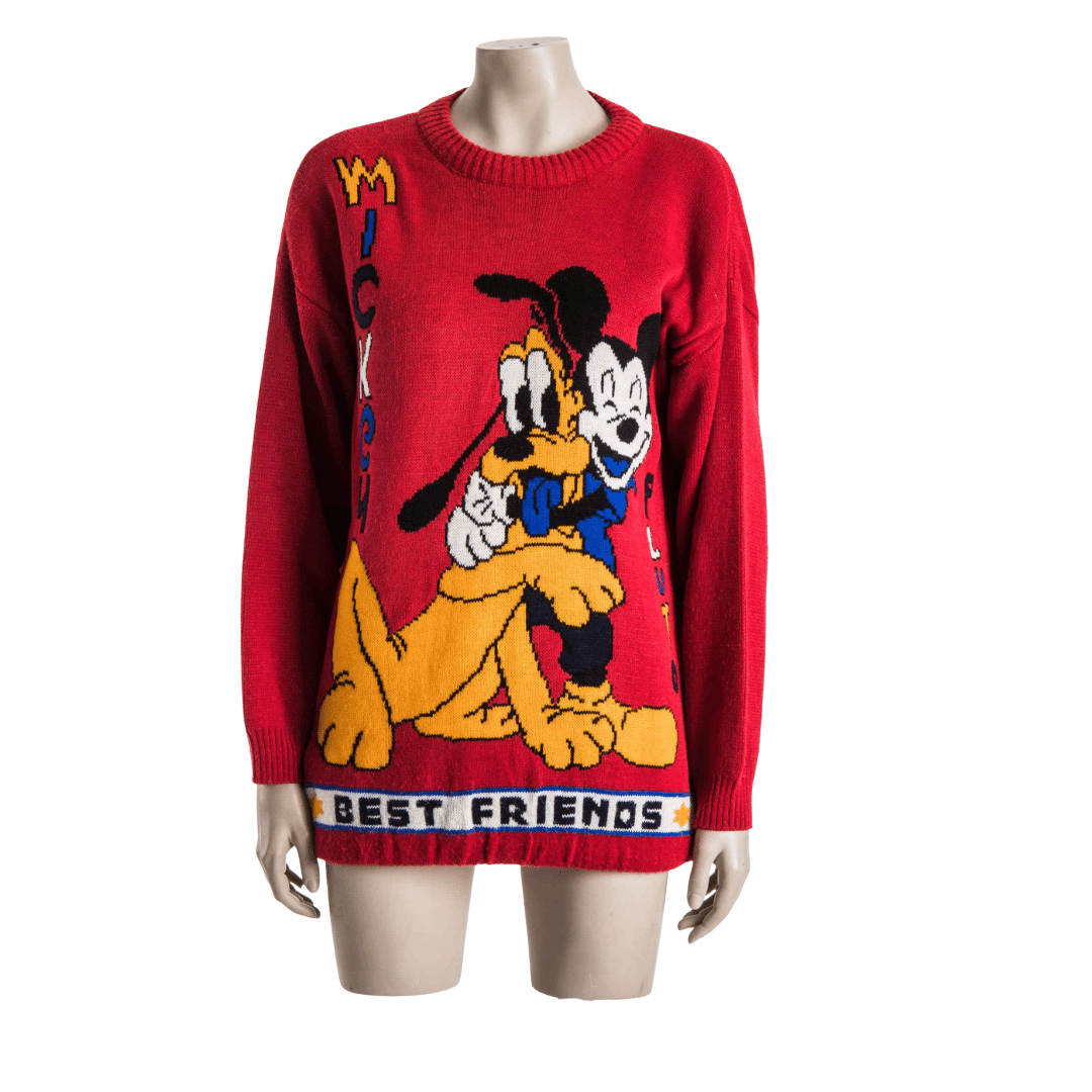 Disney's Mickey and Pluto knitted jersey - S/M