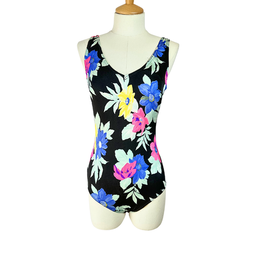 Vintage floral swimsuit - M