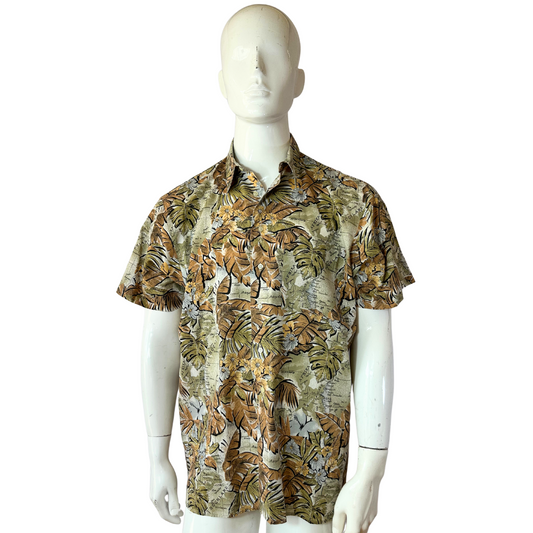 Marlboro printed shortsleeve shirt - L