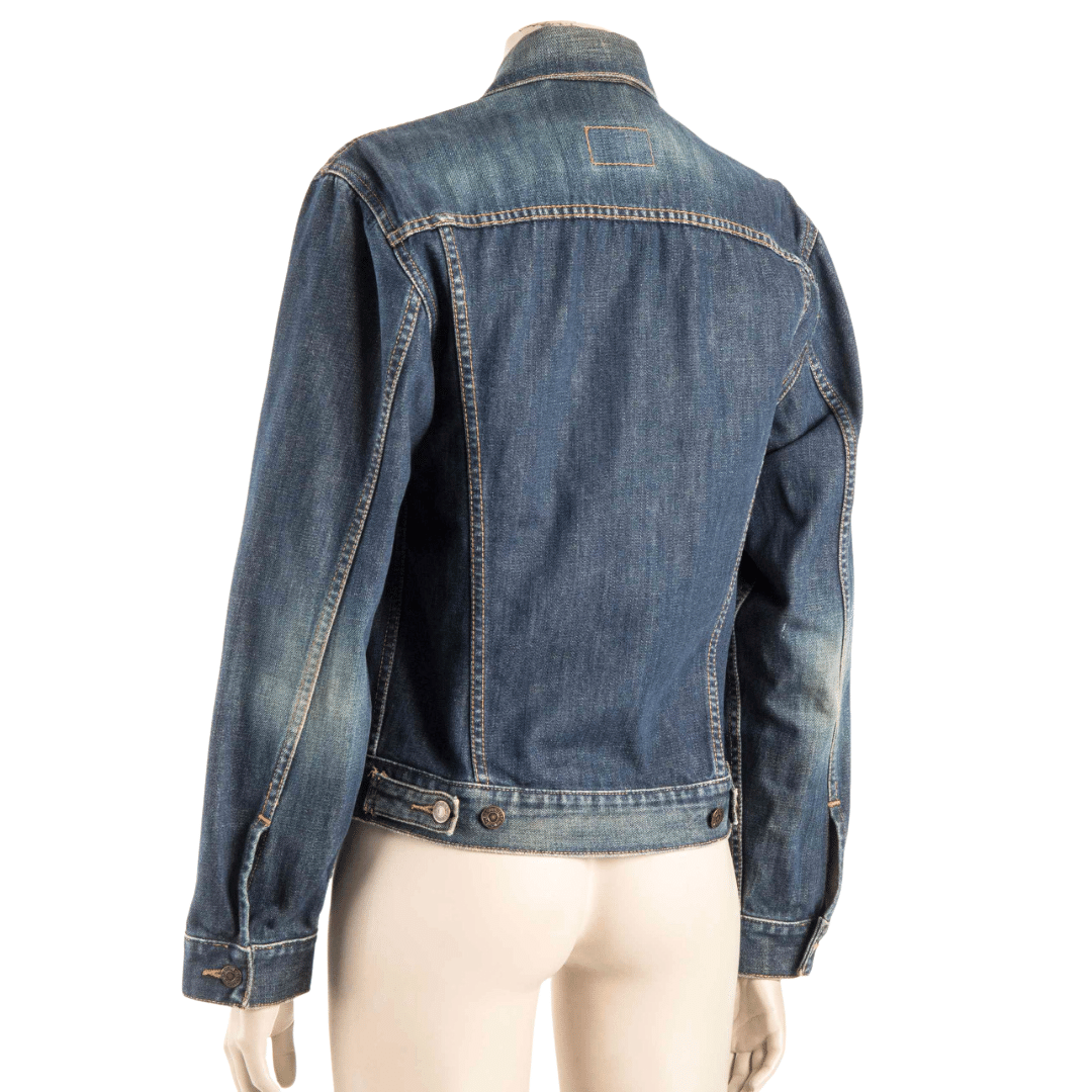 Vintage Levi's 70500 04 slim-fit denim trucker jacket - S/M