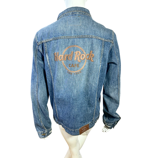 Hard Rock Cafe New York denim jacket - XL