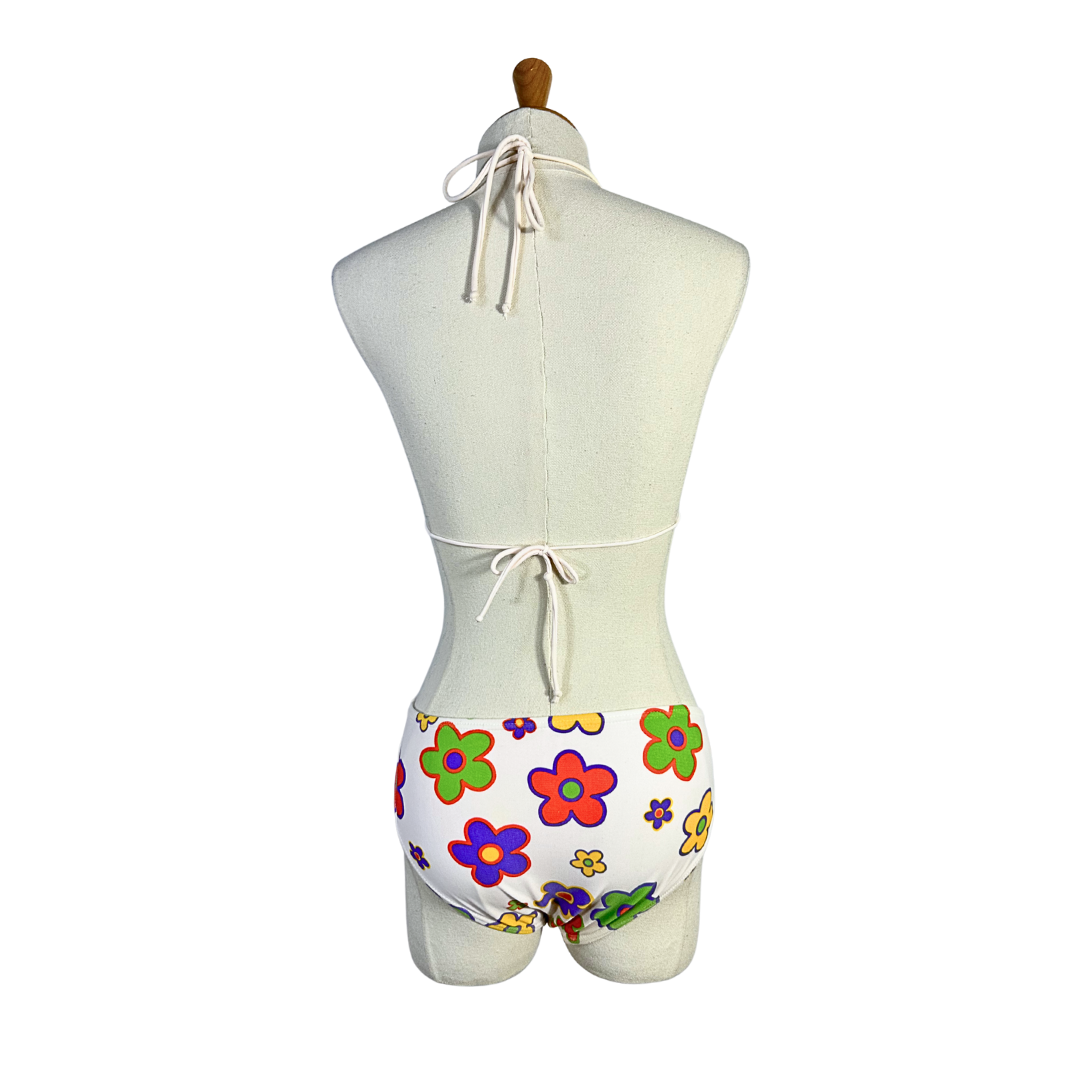 Hang Ten floral and striped bikini set - M