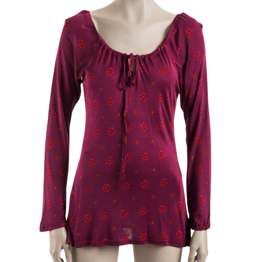 Morgan de Toi floral longsleeve tunic - M