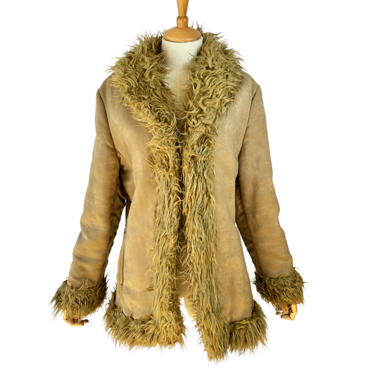 Vintage afghan coat - M